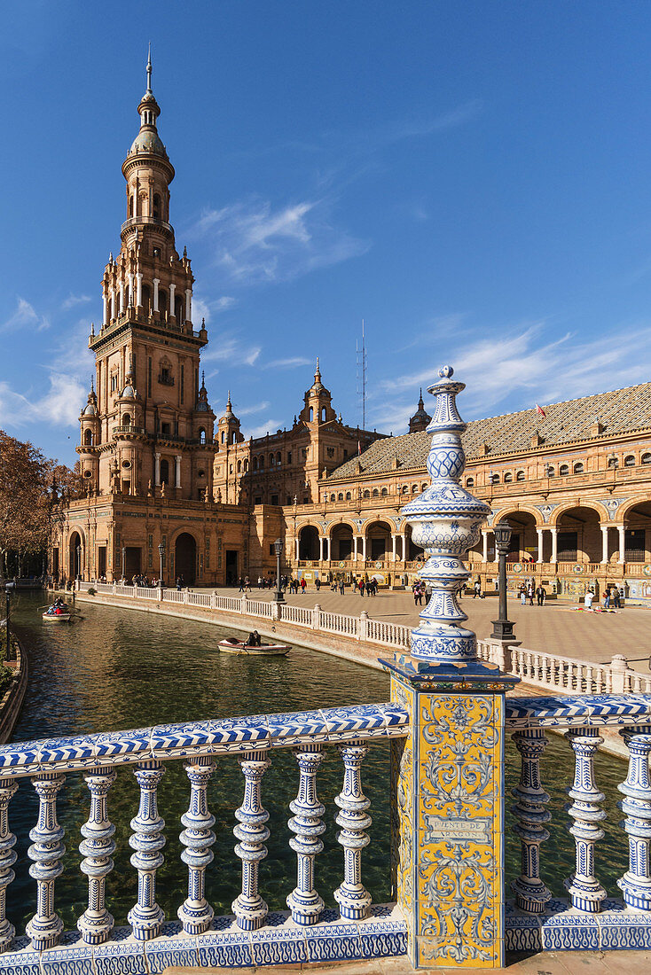 Placa de Espana, spanish square, Seville, Andalusia, Spain