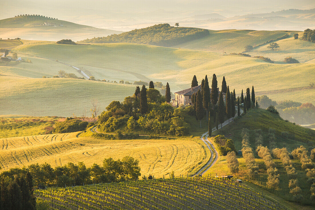 Podere Belvedere, San Quirico d'Orcia, Val d'Orcia, Tuscany, Italy