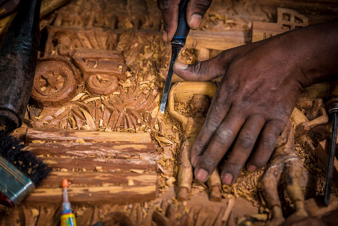 'Makonde Art; Maputo, Mozambique'