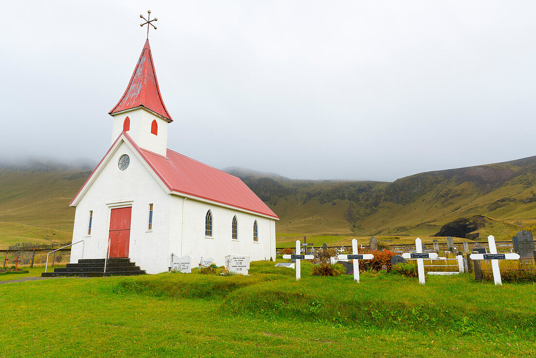 Reynis Church, near Vik, Iceland, Polar Regions