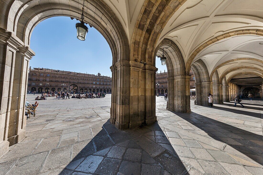 Main Square, Plaza Mayor, Salamanca, Spain