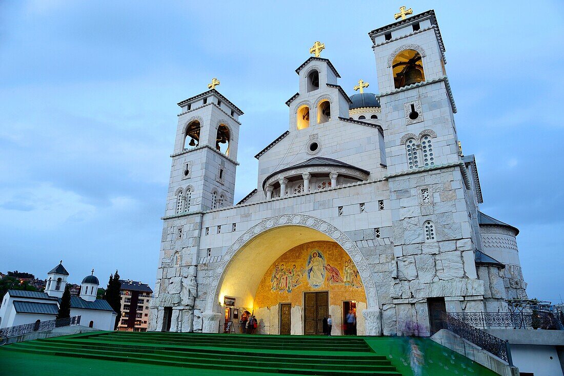 Orthodox church of Christ Resurrection, Podgorica, Montenegro.