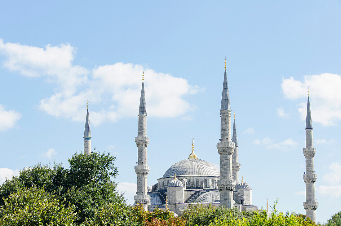 Blue Mosque against sky