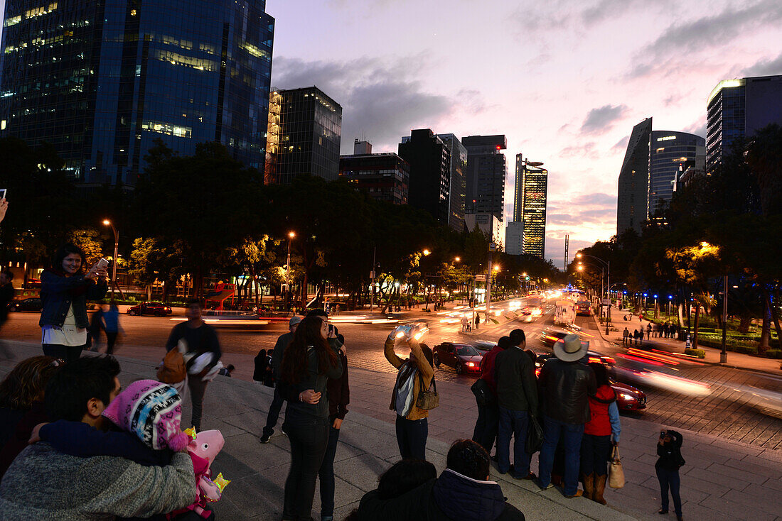 Plaza Independencia at Paseo de la Reforma, Mexico City, Mexico