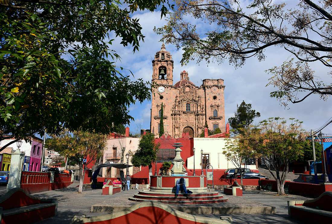 Kirche La Valenciana bei Guanajuato im Zentrum von Mexiko
