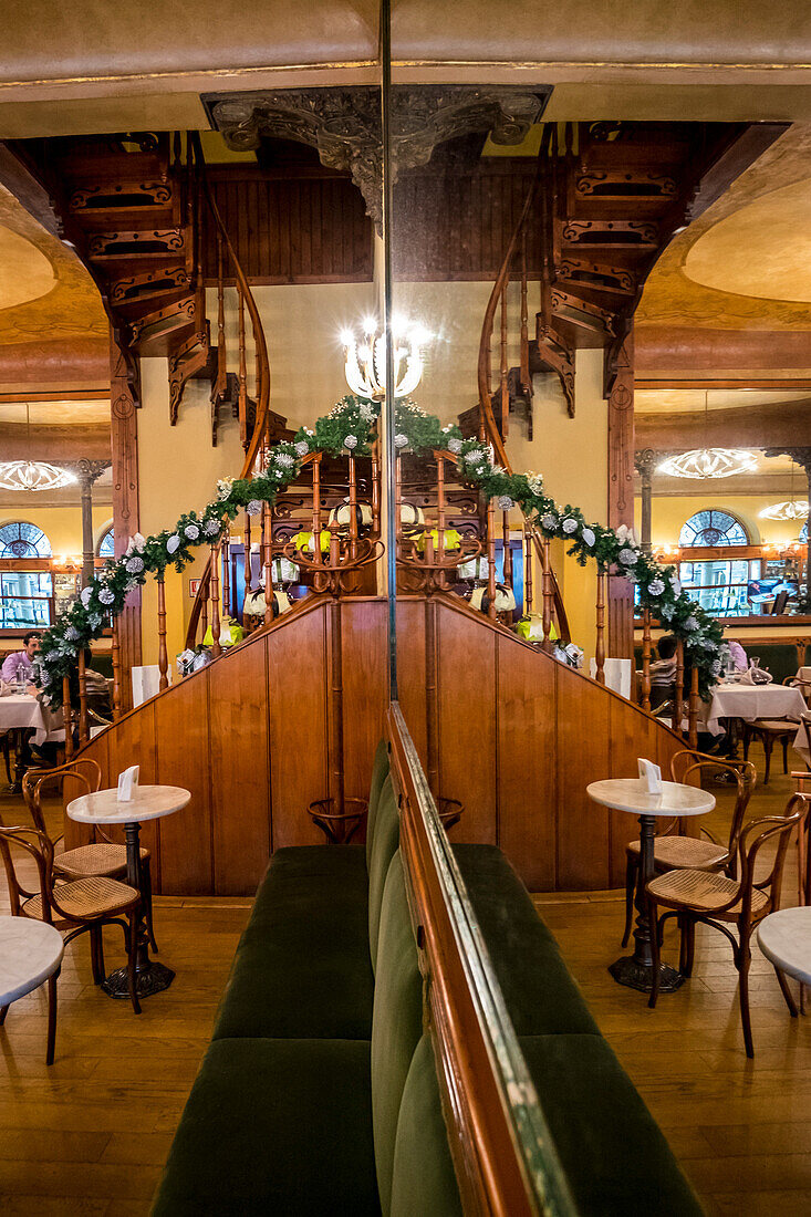 Ascoli Piceno, Marche, Central Italy, Europe, Inside the Meletti Caff?