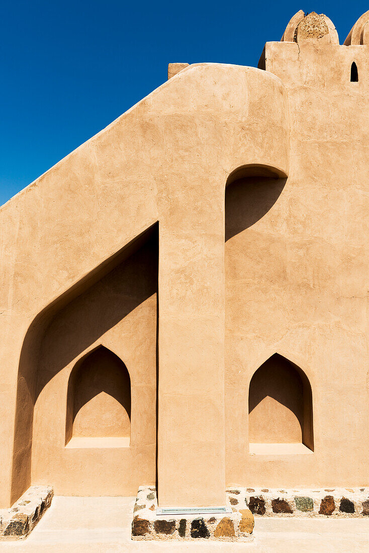 Jabreen Castle, Sultanate of Oman, Midle East, Exterior detail