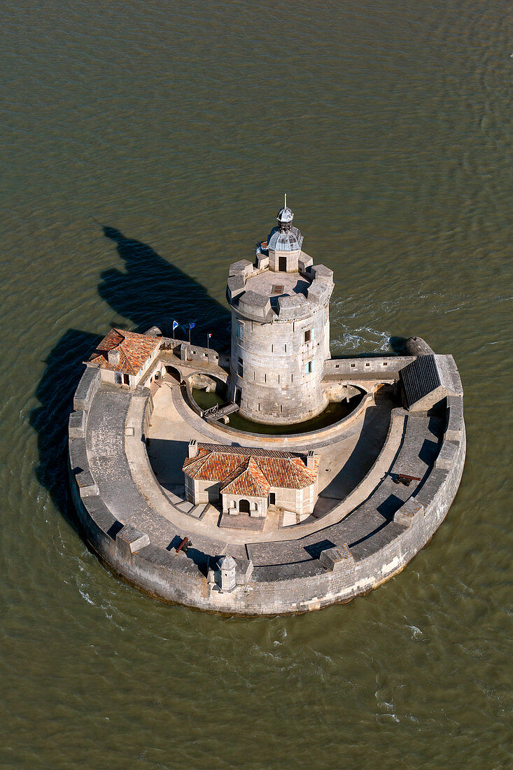 France, Charente-Maritime (17) , Bourcefranc-le-Chapus, headland of the Chapus, Fort Louvois (Fort Chapus)