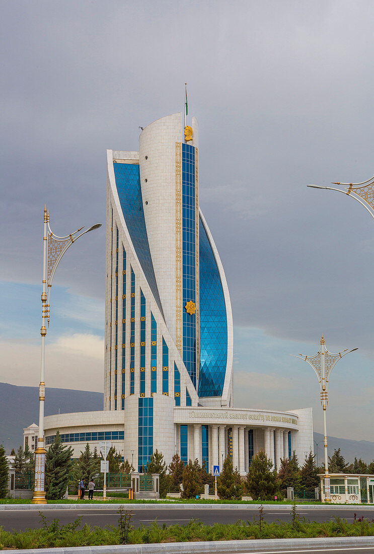 Turkmenistan, Ashgabat, Government Bldg.