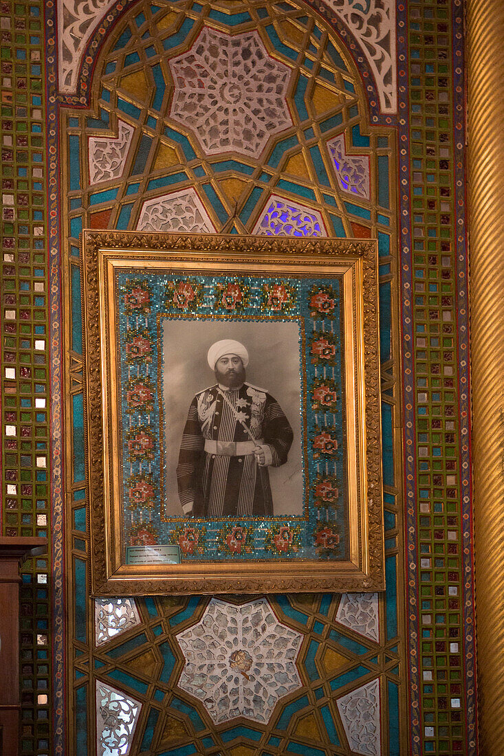 Uzbekistan, Bukhara, complexe Chor Bakr, decoration