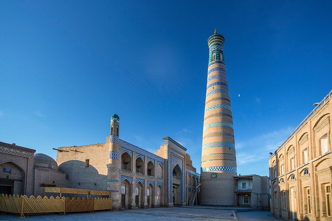 Uzbekistan, Khorezm Region, Khiva (W.H.), Islam Khodja Minaret