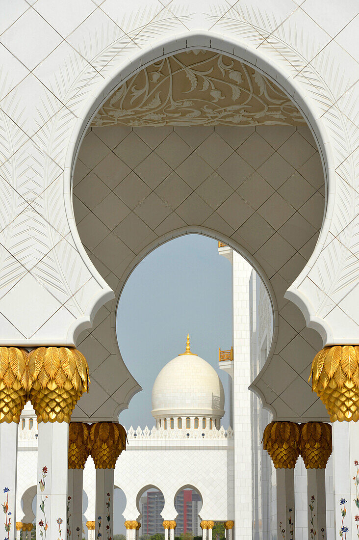 United Arab Emirates, Abu Dhabi, the Great Mosque Sheikh Zayed Bin Sultan Al Nahyan