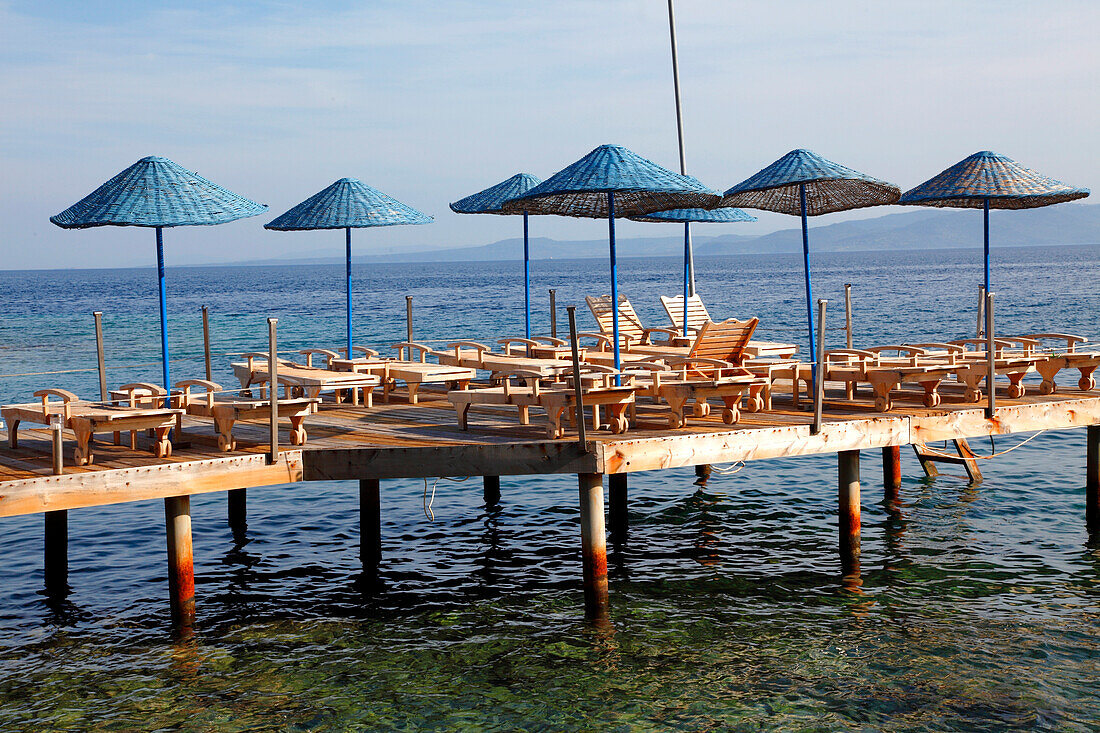 Turkey, province of Canakkale, Behramkale, Assos site, Assos harbour