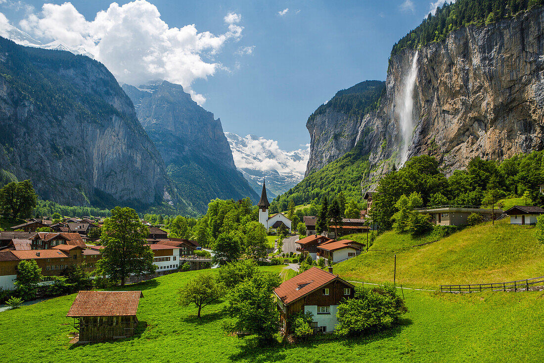 Switzerland, Lauterbrunnen, Jungfrau Mountain