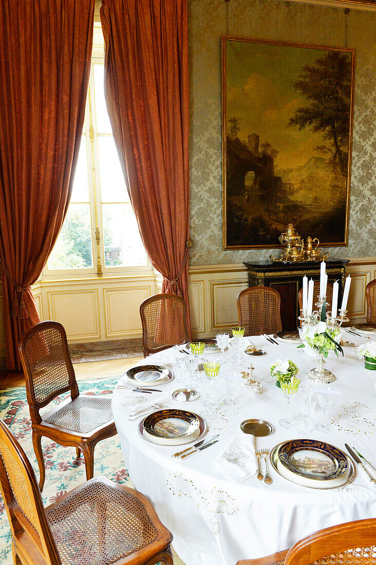 France, Paris, the Minister's dining room, Ministry of Foreign Affairs, Qaui d'Orsay, European Heritage Days, 2014 edition