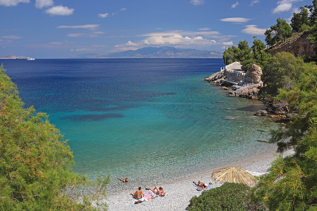 Gefyra Beach, Kalymnos, Dodekanese, Griechenland