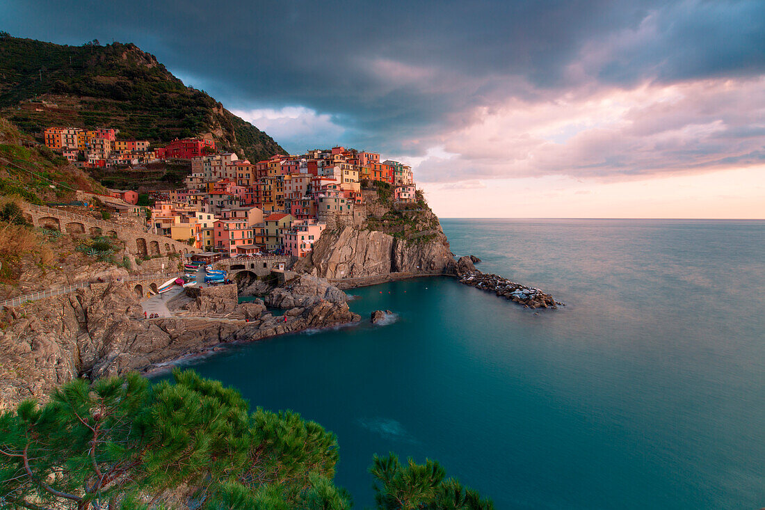 Europe, Italy, Liguria, Cinque Terre, La Spezia district, Manarola