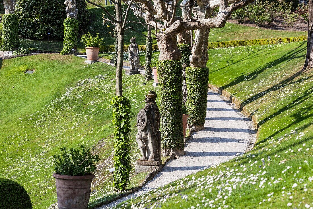 Italy, Lombardy, Como district, Como Lake, Villa del Balbianello