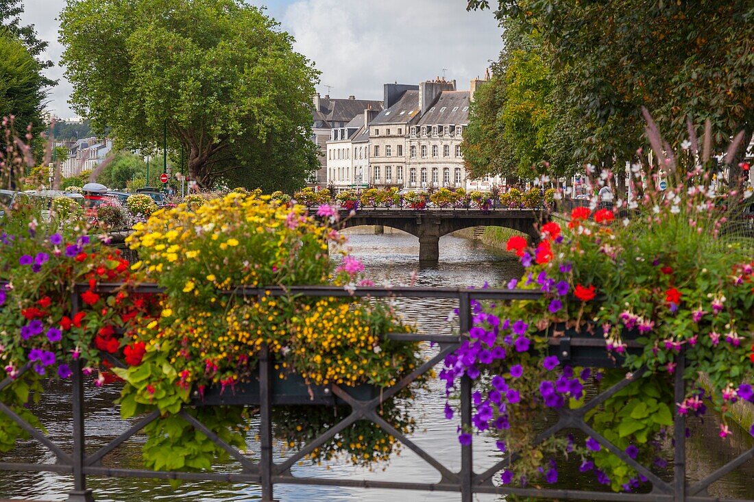 Quimper, Brittany, France, A view of city