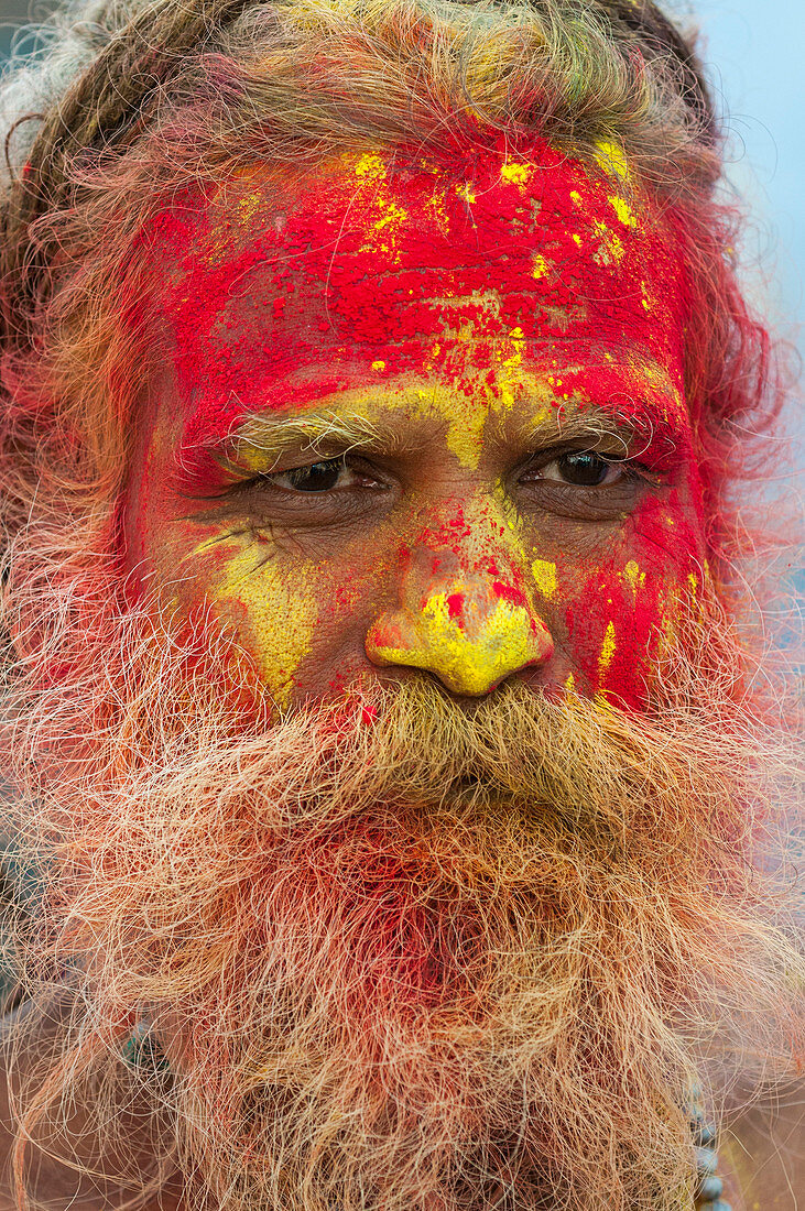 Mathura, Uttar Pradesh, India, Asia, Holi festival of Colors