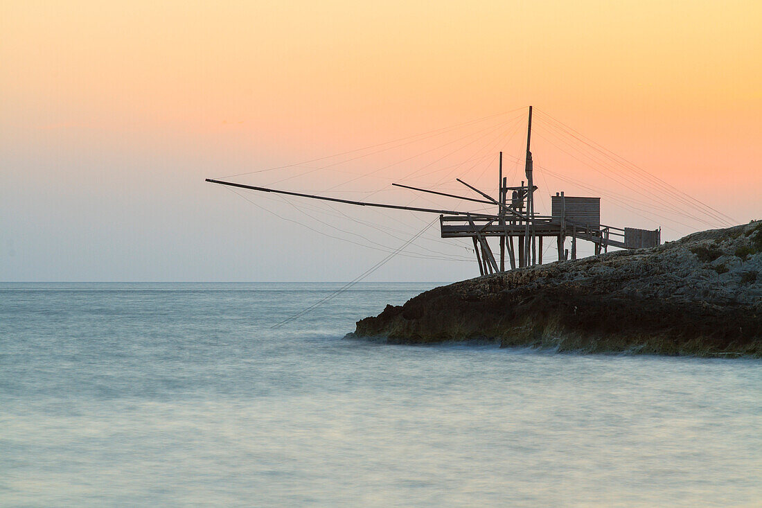 Gargano, Apulia, Italy, Trabucco