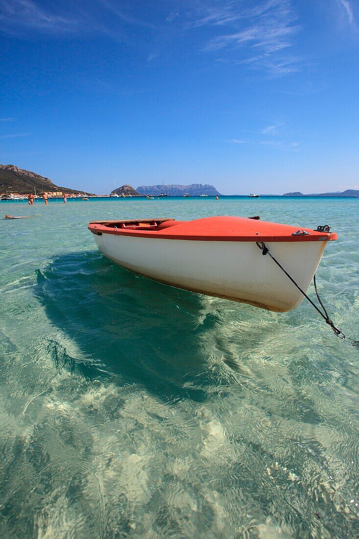 Sardegna, cristal water at Aranci bay, Sardinia, Italy