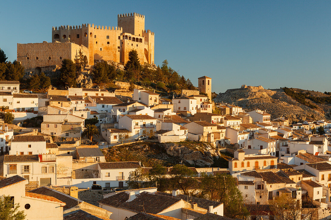 Castillo de Velez-Blanco, Castillo de los Fajardos, castle, 16th. century, renaissance, Velez-Blanco, pueblo blanco, white village, Almeria province, Andalucia, Spain, Europe