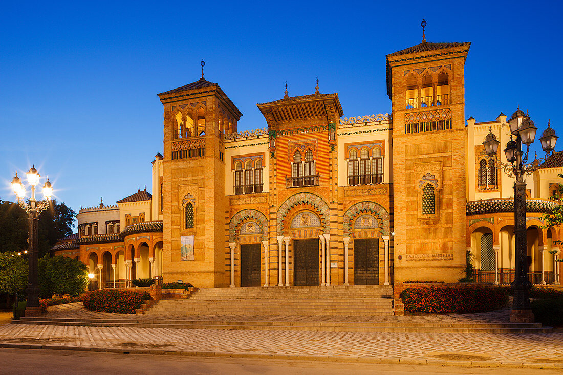 Museo de Artes y Costumbres Populares, Volkskundemuseum, Parque de Maria Luisa, Ibero-Amerikanische Ausstellung 1929, Sevilla, Andalusien, Spanien, Europa