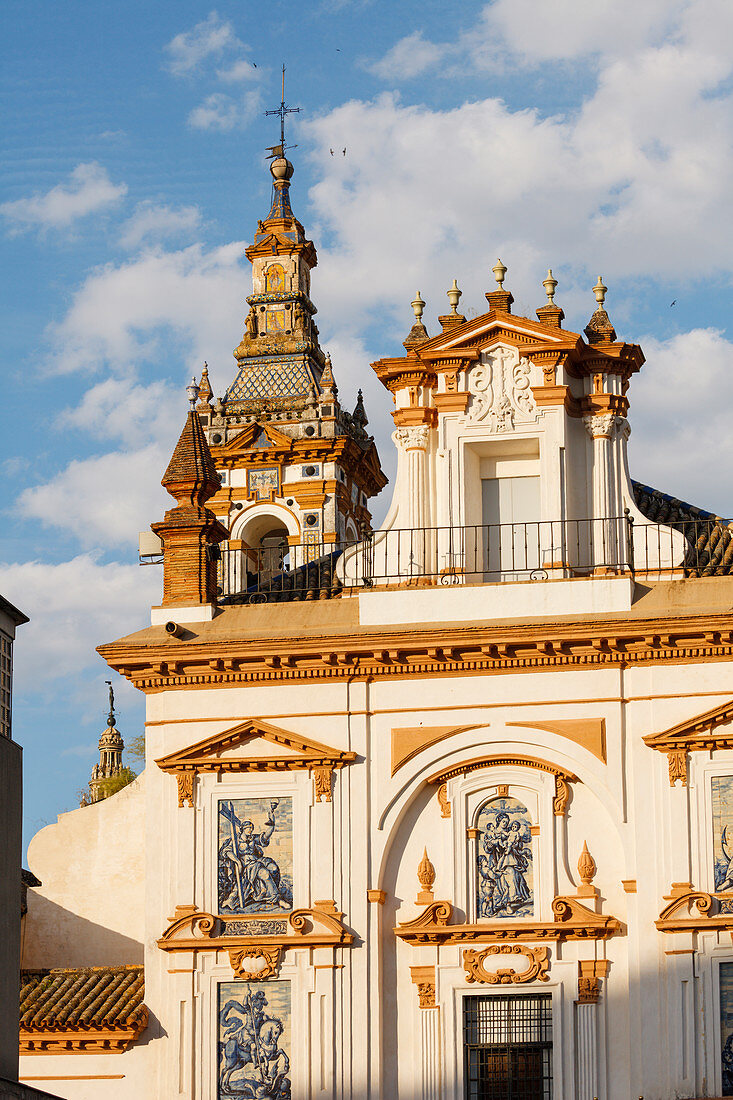 Iglesia de la Santa Caridad church and Hospital de la Caridad, Baroque, 17th century architecture, Seville, Andalucia, Spain, Europe