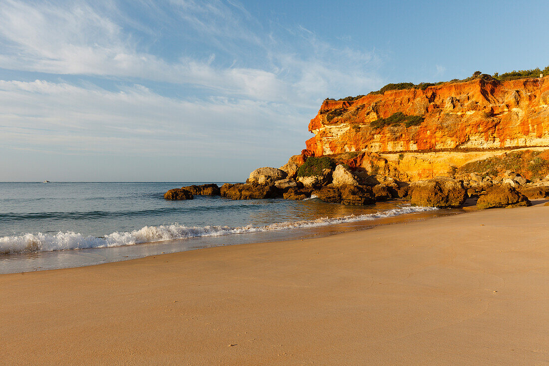 Cala del Aceite, bay and beach near Conil de la Frontera, Costa de la Luz, Cadiz province, Andalucia, Spain, Europe