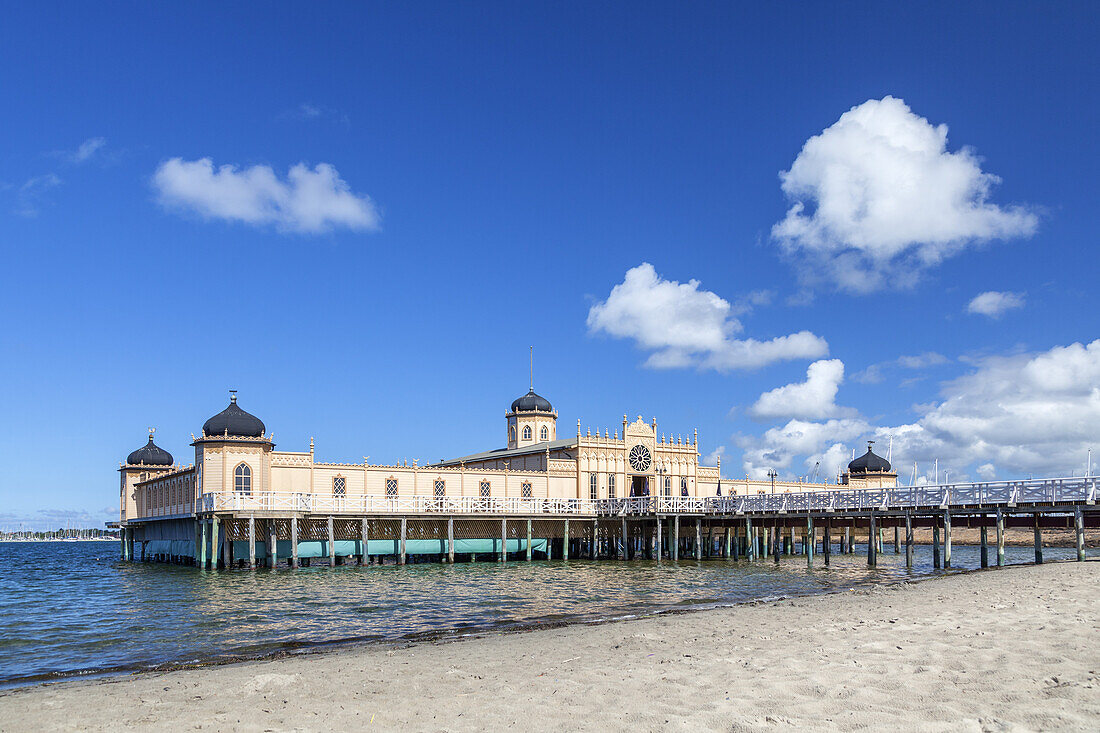 Bathhouse Kallbadhus in Varberg, Halland, South Sweden, Sweden, Scandinavia, Northern Europe, Europe