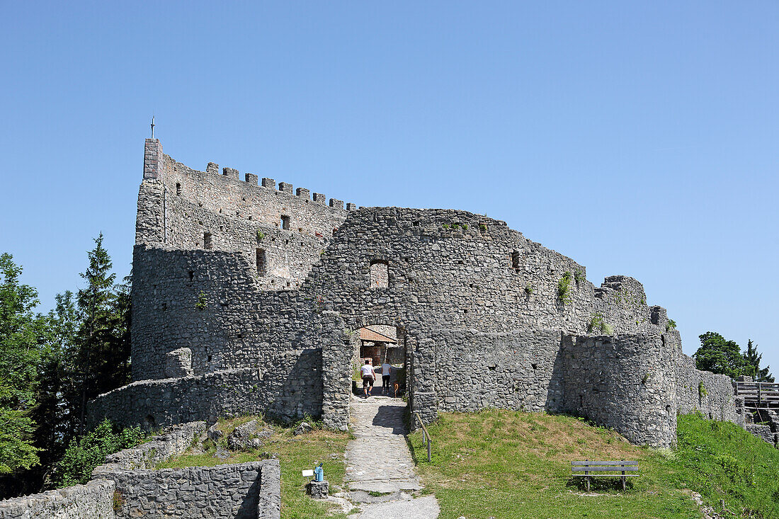 Burgruine Eisenberg, Ostallgäu, Allgäu, Schwaben, Bayern, Deutschland