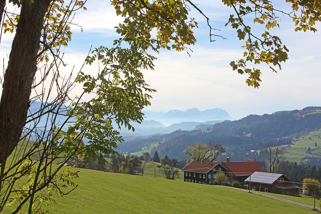 Weiler-Simmerberg bei Oberstaufen, Westallgäu, Allgäu, Schwaben, Bayern, Deutschland