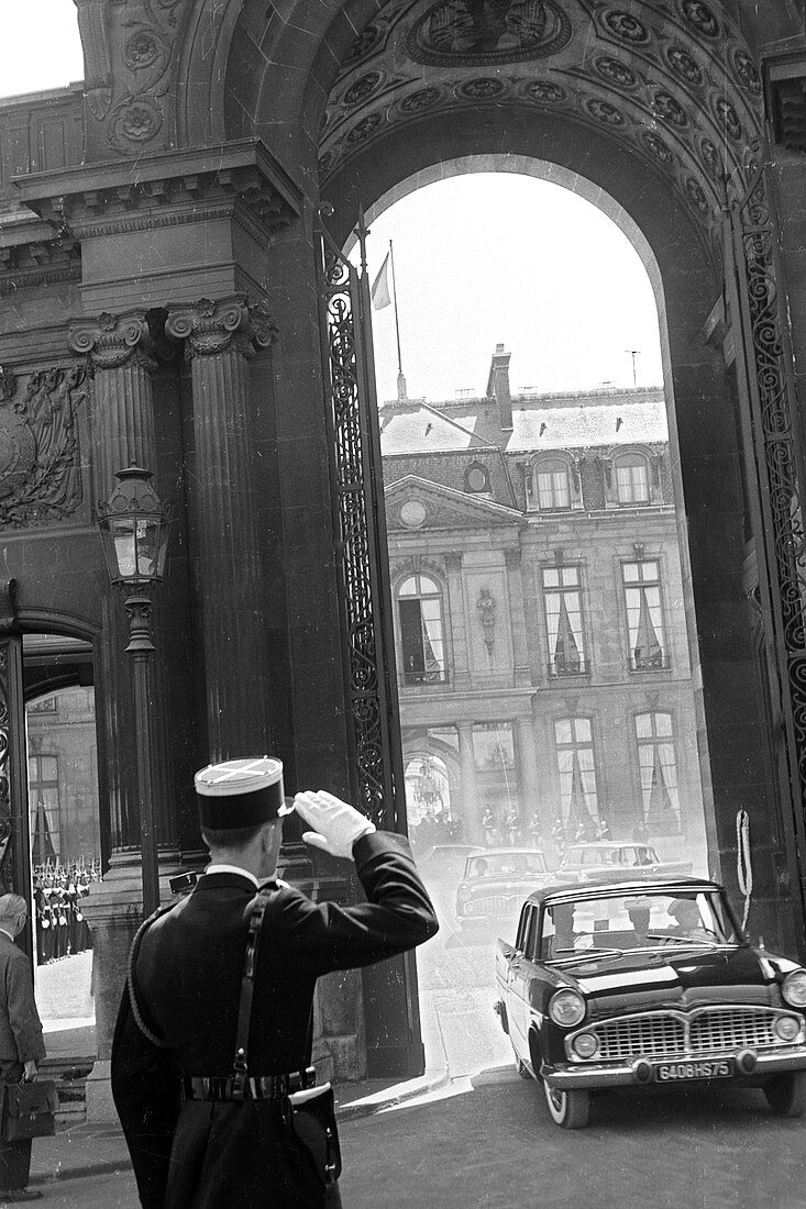 1959, Palais de l´Elysée, Paris, Frankreich