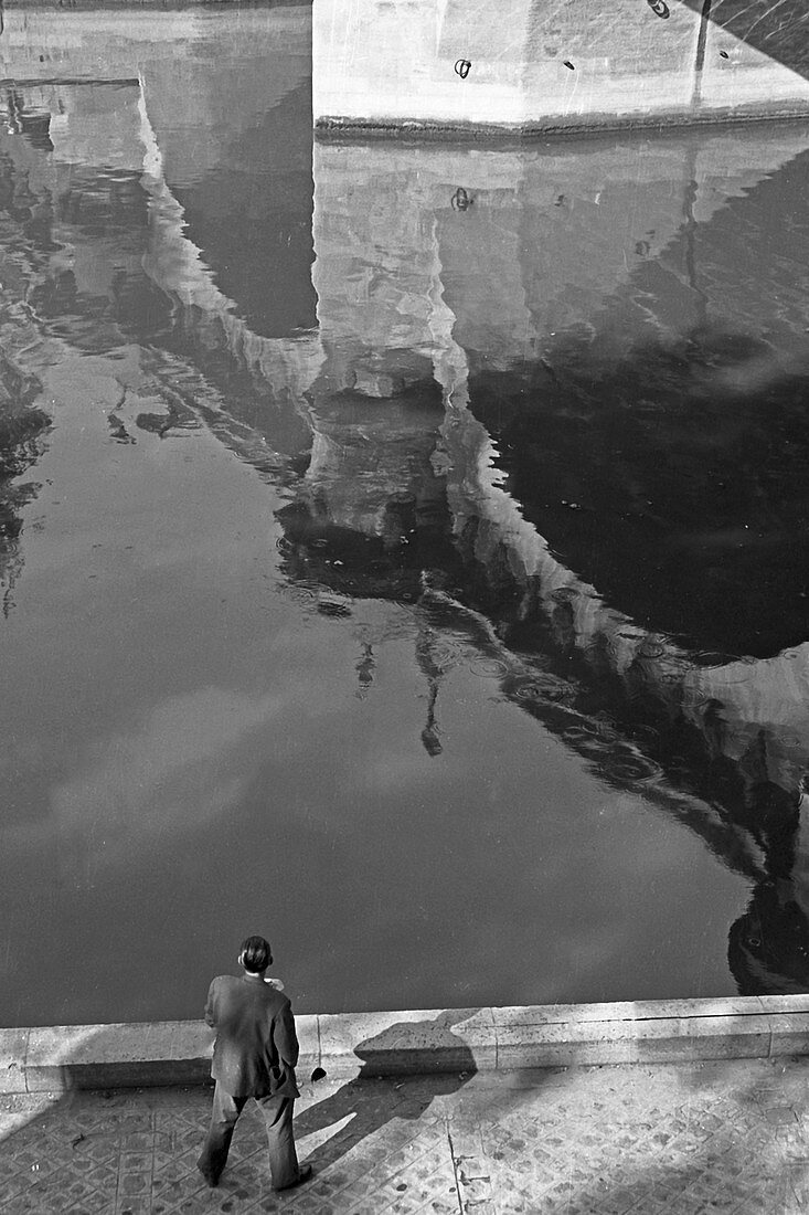 1959, Pont Neuf, Seine, Paris, Frankreich