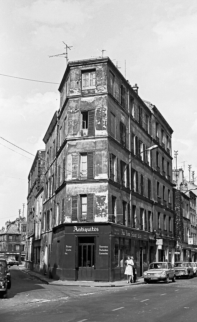 1974, marrais quarter, Paris, France
