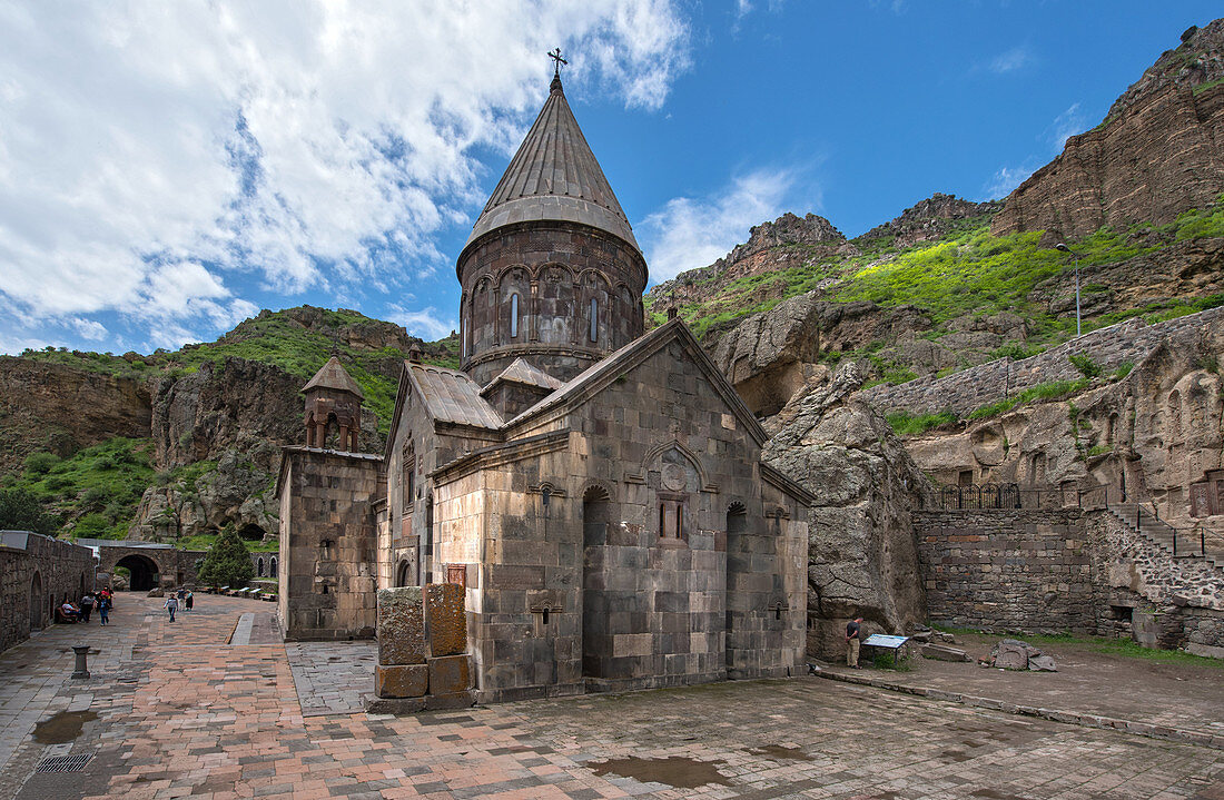 Kloster, Höhlenkloster Geghard, Armenien, Südkaukasus