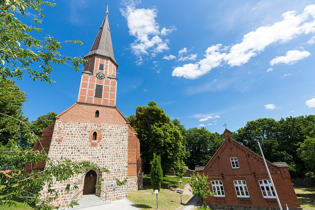 Church in Woldegk, Mecklenburg lakes, Mecklenburg lake district, Mecklenburg-West Pomerania, Germany, Europe