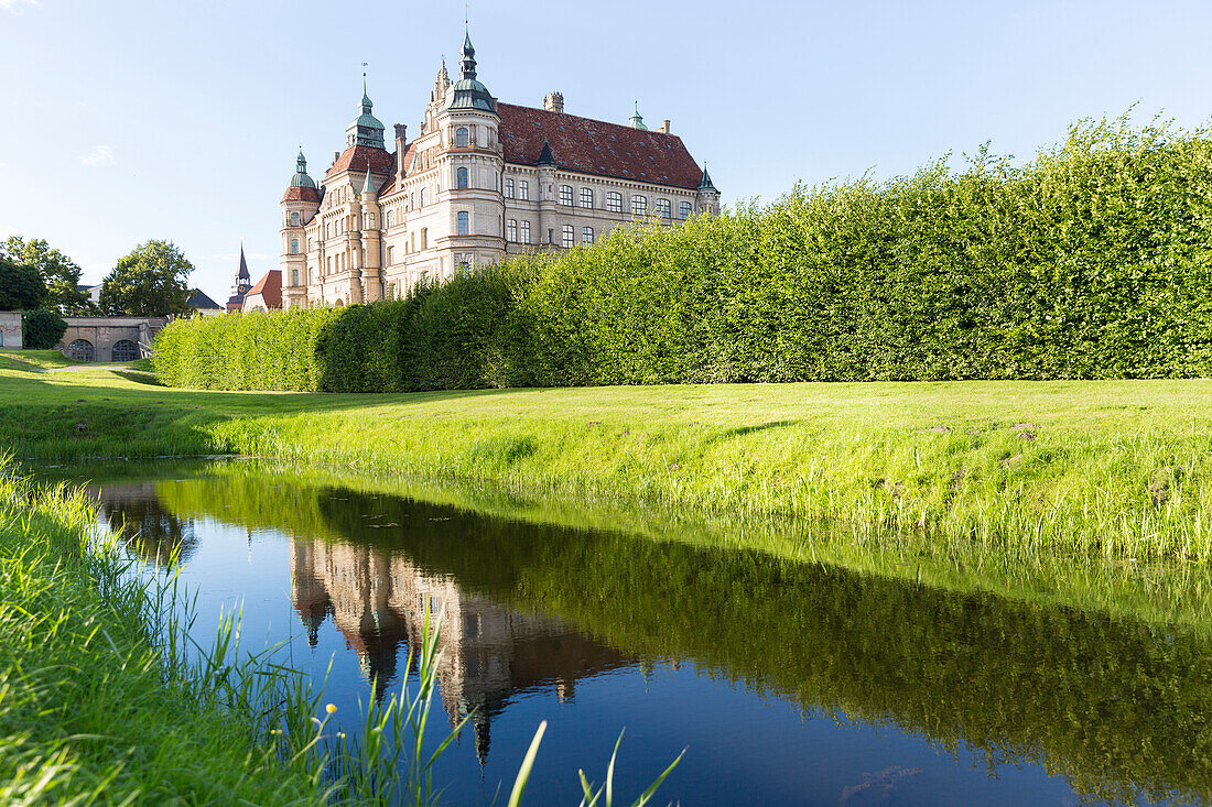 Castle of Güstrow, palace, Mecklenburg lakes, Mecklenburg Switzerland, Güstrow, Mecklenburg-West Pomerania, Germany, Europe