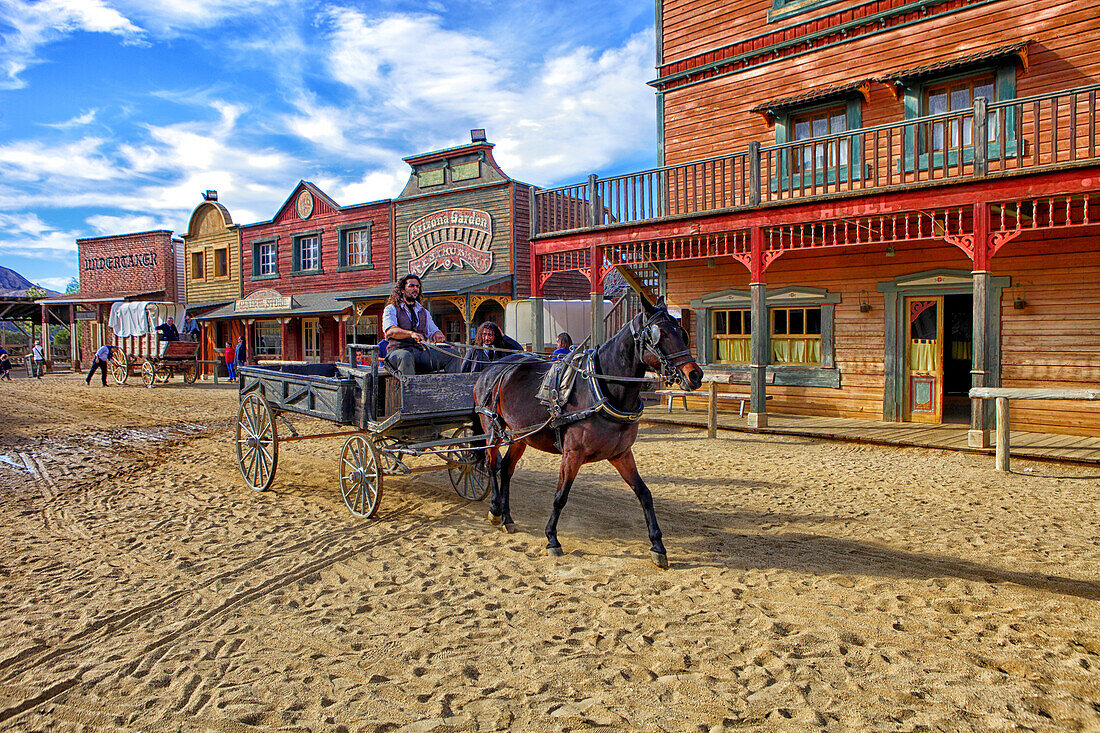 Mini Hollywood Film set, Desert of Tabernas, Almeria Province, Andalusia, Spain