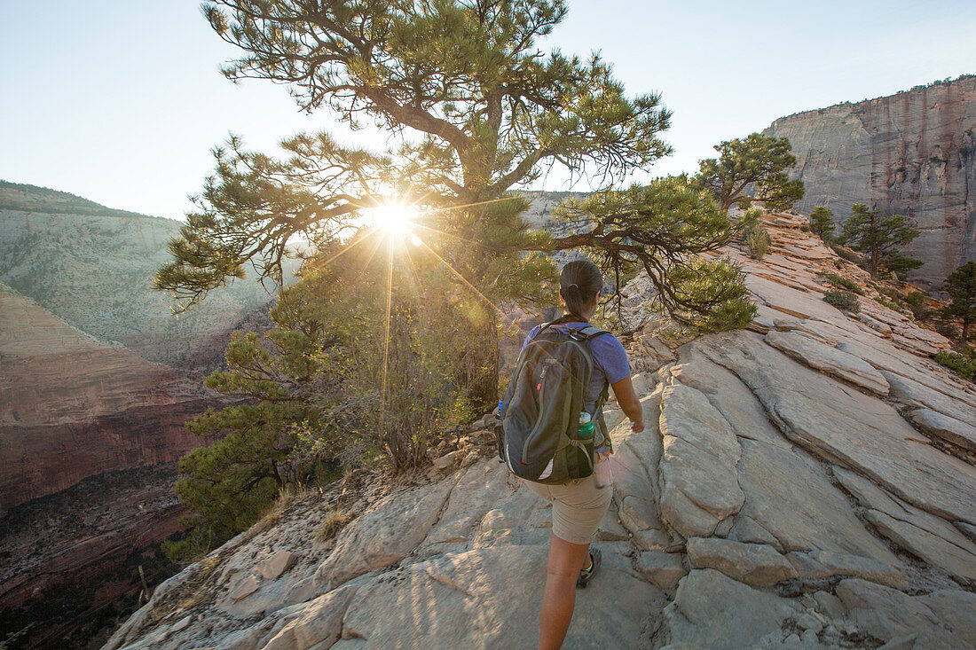 Reaching The Top Of Angel's Landing In Zion National Park