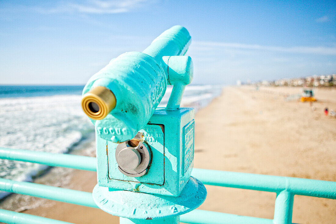 View Of Telescope Overlooking Manhattan Beach