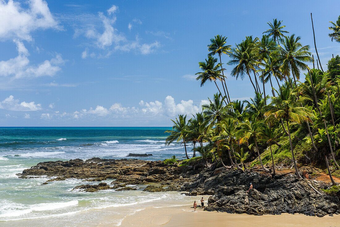 Havaizinho Beach in Itacare, South Bahia, Brazil