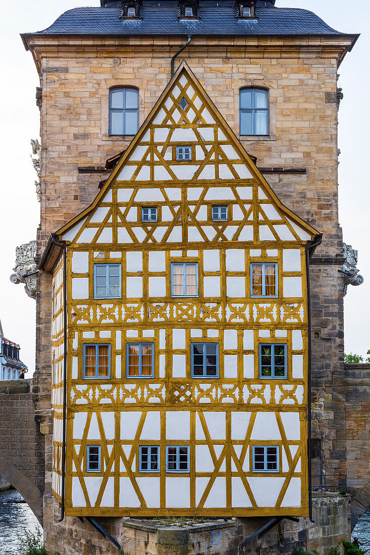 Bamberg, Bayern, Deutschland, Europa, Die typischen Häuser im Bamberg