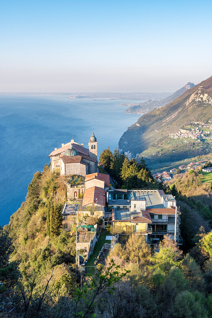 Tignale, Gardasee, Provinz Brescia, Lombardei, Italien, Das Montecastello-Heiligtum