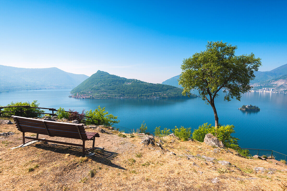 Iseosee, Provinz Brescia, Lombardei, Italien, Europa