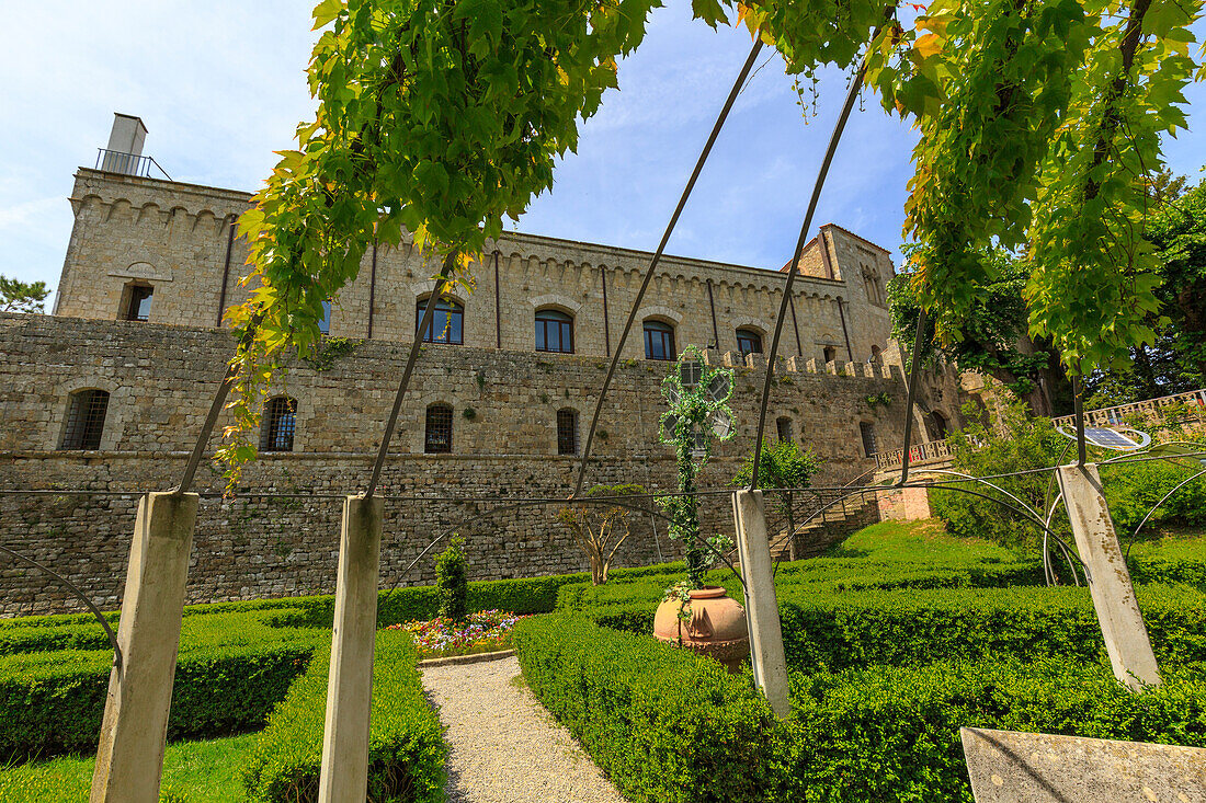 Italien, Toskana, das Dorf Montepulciano auf den Hügeln Toskana, Provence von Siena