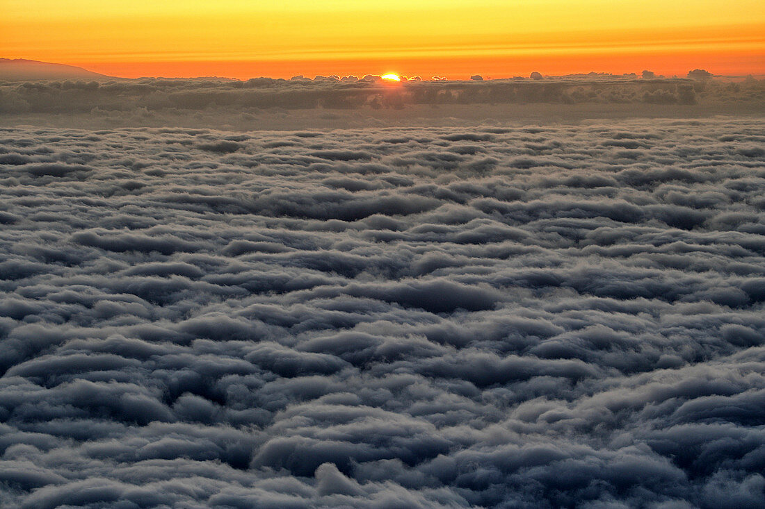 A Vast Cloudscape In Teide National Park, Spain