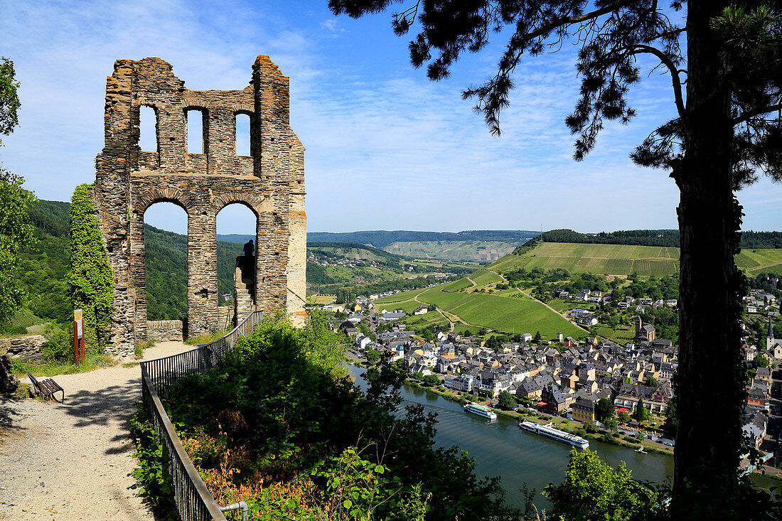 Grevenburg Castle Ruin, Traben-Trabach, Moselle Valley, Rhineland-Palatinate, Germany, Europe