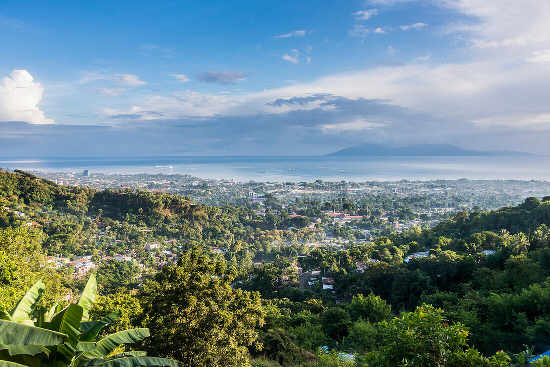 View over Dili, capital of East Timor, Southeast Asia, Asia